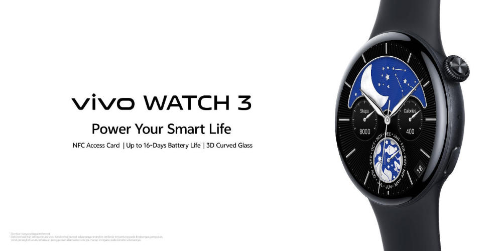 Vivo Watch 3 : Smartwatch elegan dengan NFC, tahan hingga 16 hari